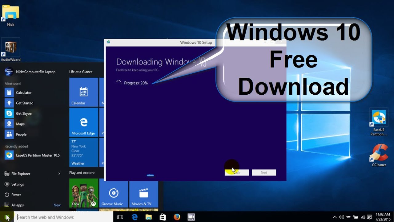 windows 10 64 bit download